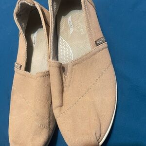 Skechers Bob’s Women’s  Tan Slip-On Shoes